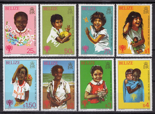 ZAYIX Belize 490-497 MNH Intl. Year of Child Children 082322S234