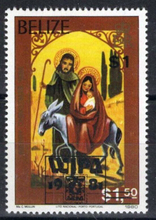 ZAYIX Belize 535 MNH Holy Family Christmas 082322S243