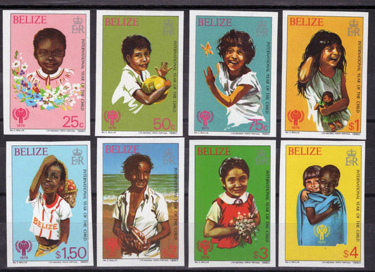 ZAYIX Belize 490-497 MNH Imperf Intl. Year of Child Children 082322S235M