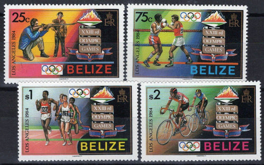 ZAYIX Belize 717-720 MNH Sports Olympics Boxing Running Bicycling 082322S241