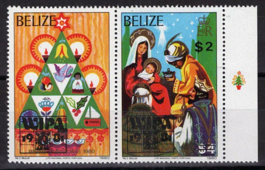 ZAYIX Belize 536 MNH Christmas Holy Family 083022S03