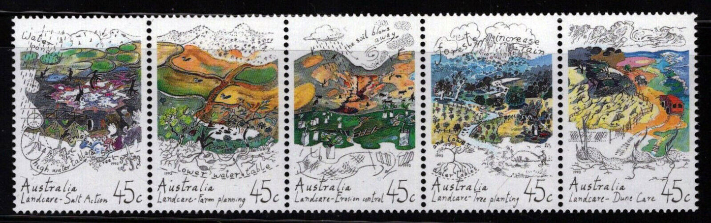 ZAYIX Australia 1267 MNH Agriculture Farming Land Care Tree Planting 070922SM52