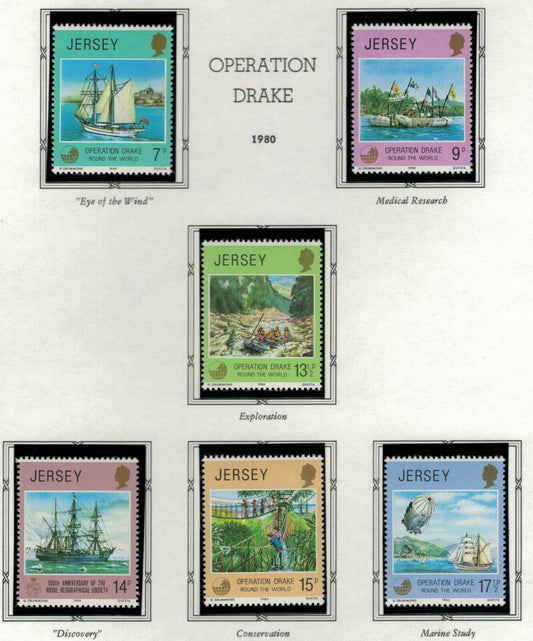 1980 Great Britain Jersey 236-241 MNH Science Medical Marine