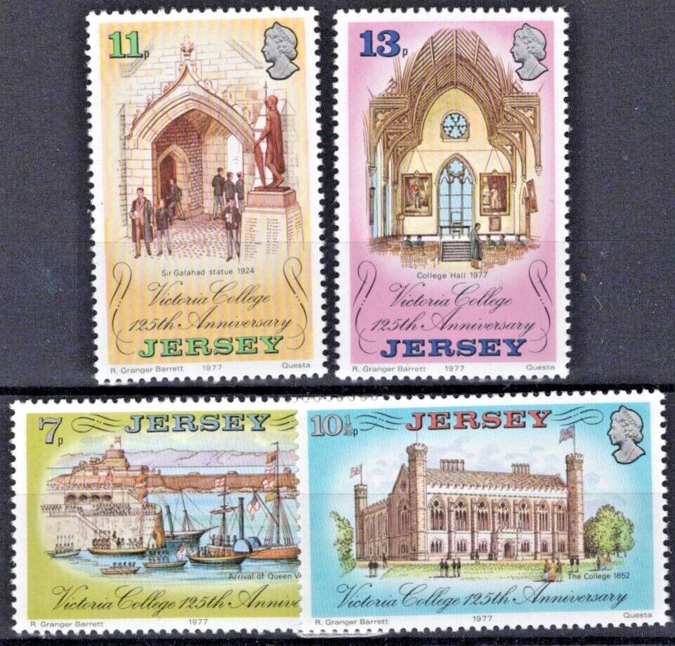 ZAYIX Great Britain Jersey 179-182 MNH Architecture Ships 020522S24M