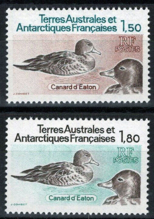 FSAT TAAF 101-102 MNH Birds Eaton's Ducks Arctic ZAYIX FSA-S0080M