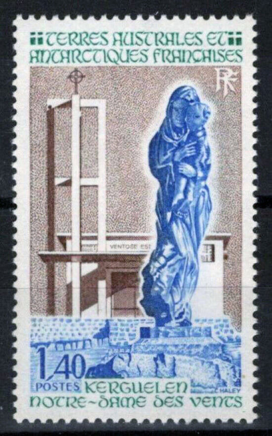 FSAT TAAF 99 MNH Our Lady of the Winds Statue Arctic ZAYIX FSA-S0078M