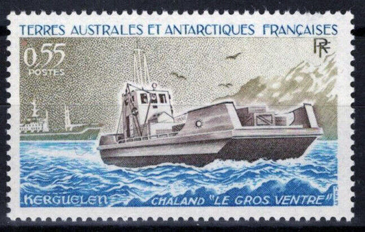 ZAYIX FSAT TAAF 98 MNH Landing Ship Le Gros Ventre 092922S13M