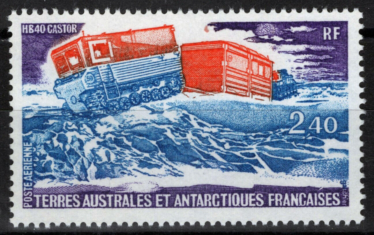 ZAYIX FSAT TAAF C61 MNH Arctic Castor Truck & Trailer Transportation 092922S60M