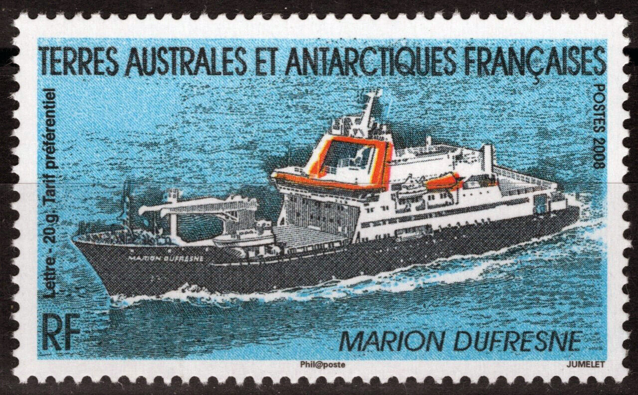 ZAYIX FSAT TAAF 410 MNH Arctic Ships Marion Dufresne 092922S48M