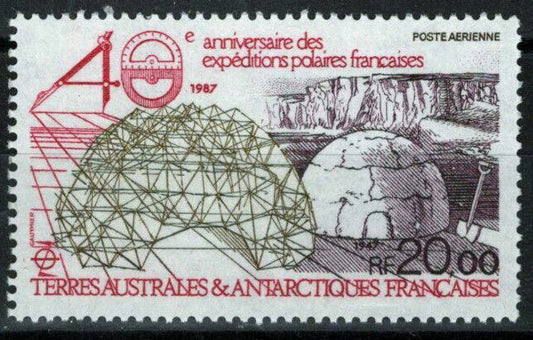 ZAYIX FSAT TAAF C99 MNH French Polar Expeditions Arctic Igloo 092922S75M