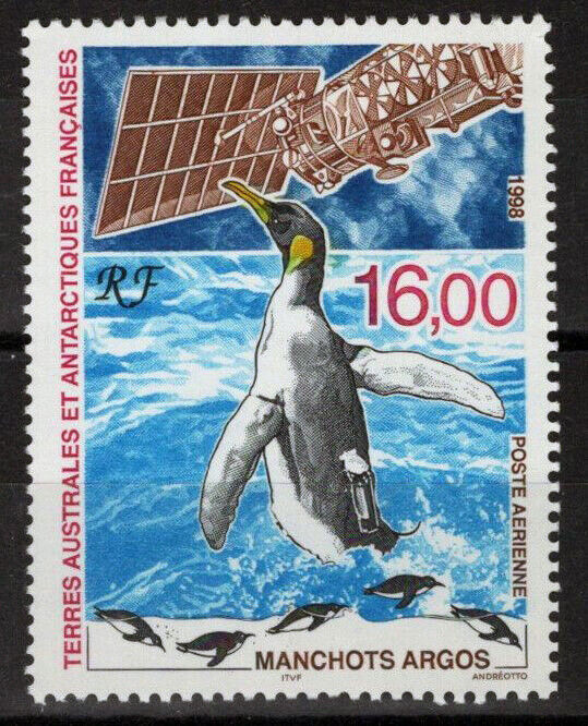 ZAYIX FSAT TAAF C147 MNH Birds Arctic King Penguin Argos Satellite 092922S86M