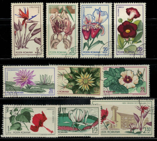 ZAYIX - 1965 Romania #1779-1788 - CTO - Flowers - Nature