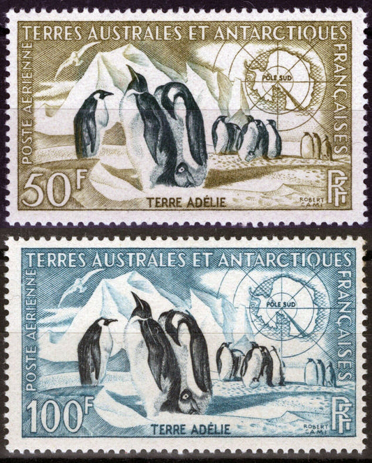 ZAYIX FSAT TAAF C1-C2 MH Air Post Birds Emperor Penguins Antarctic 092922S94