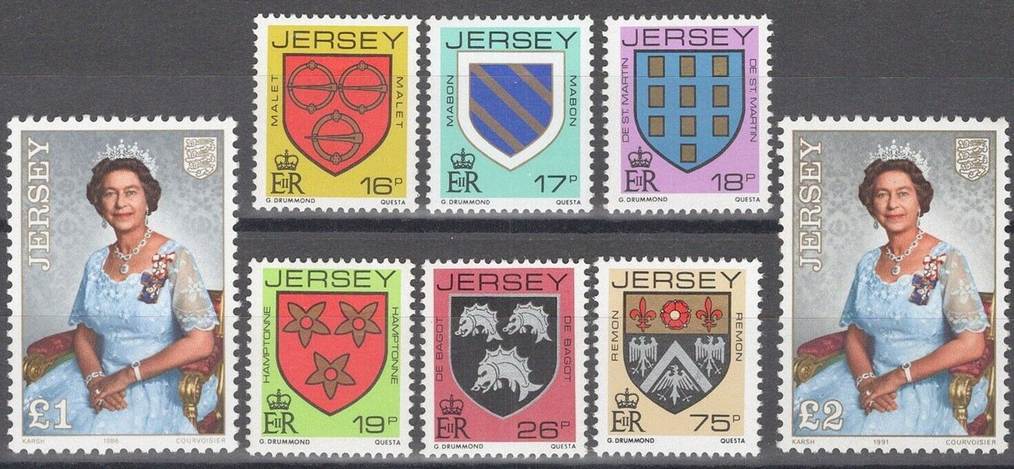 ZAYIX Great Britain Jersey 381-390 MNH Birthday Elizabeth II Royalty 042922SM166