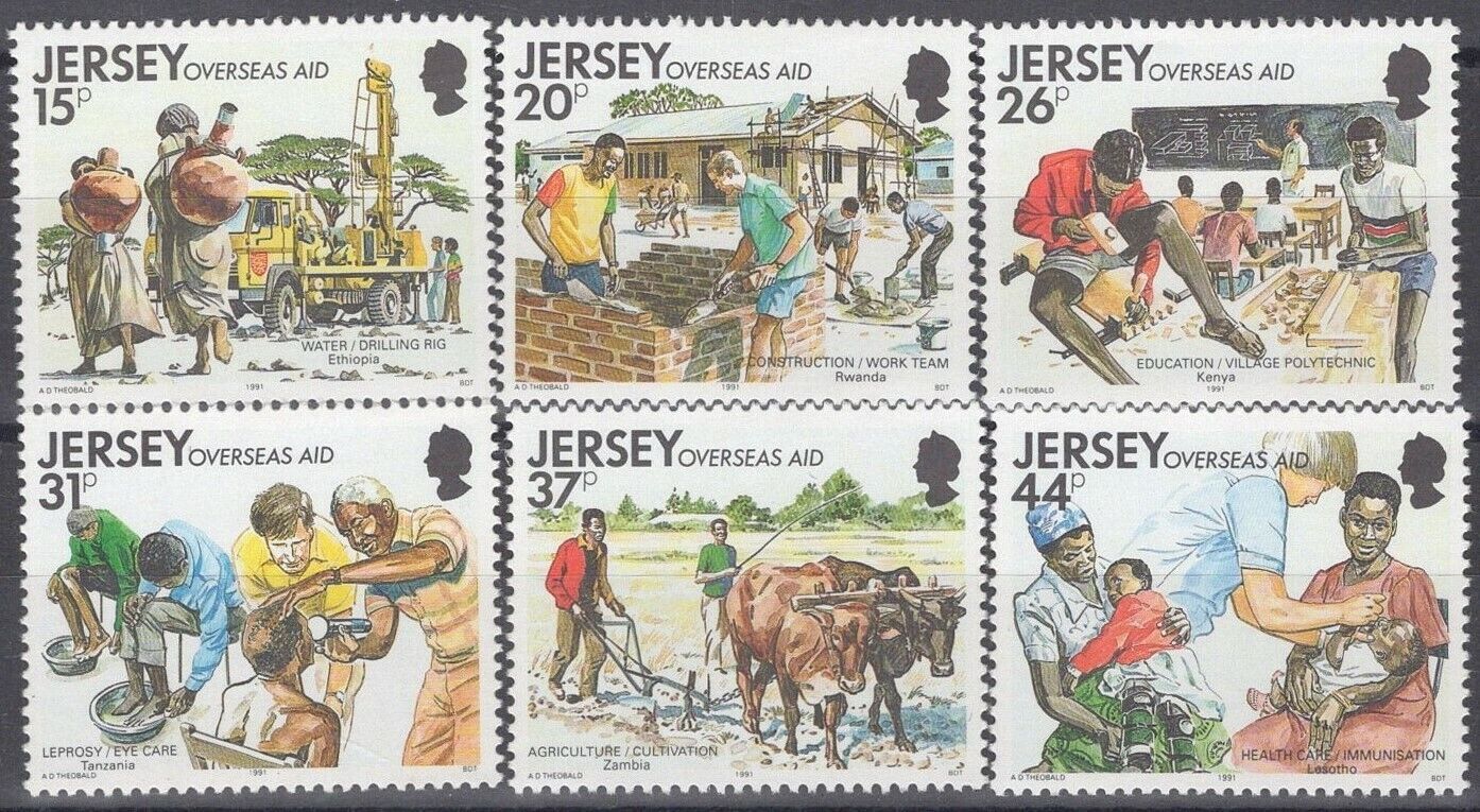ZAYIX Great Britain Jersey 572-577 MNH Agriculture Medical 042922-SM128M