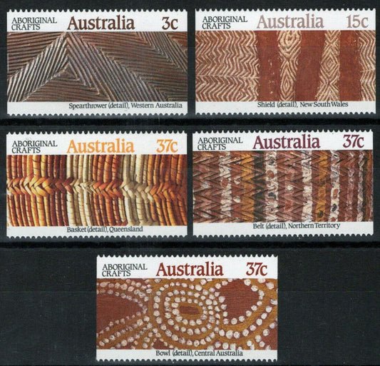 ZAYIX Australia 1047-1051 MNH Aboriginal Crafts Culture Ethnicities 090722S25