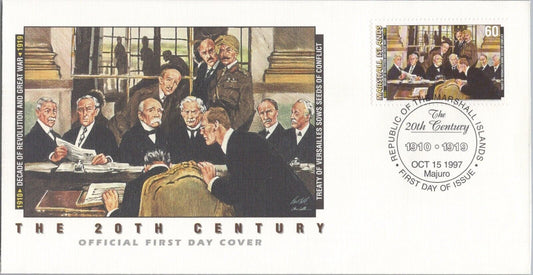 ZAYIX FDC Marshall Islands - Treaty of Versailles - 20th Century WWI 070422SM67