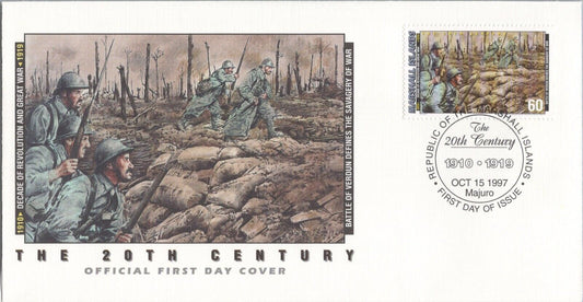 ZAYIX FDC Marshall Islands - Battle of Verdun - 20th Century - WWI 070422SM66