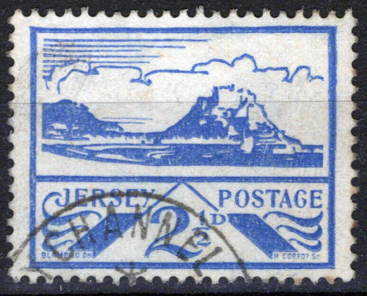 ZAYIX Great Britain - Jersey N7 used Mont Orgeil Castle Occupation 032723S89