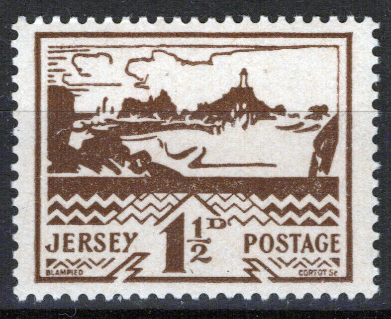 ZAYIX Great Britain - Jersey N5 MNH Corbiere Lighthouse Occupation 032722SO7