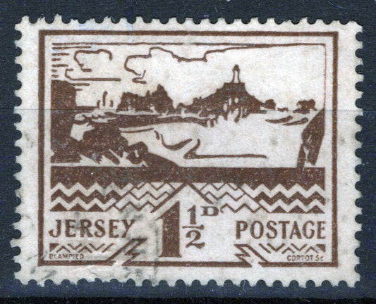 ZAYIX Great Britain - Jersey N5 used Corbiere Lighthouse Occupation 032722SO8