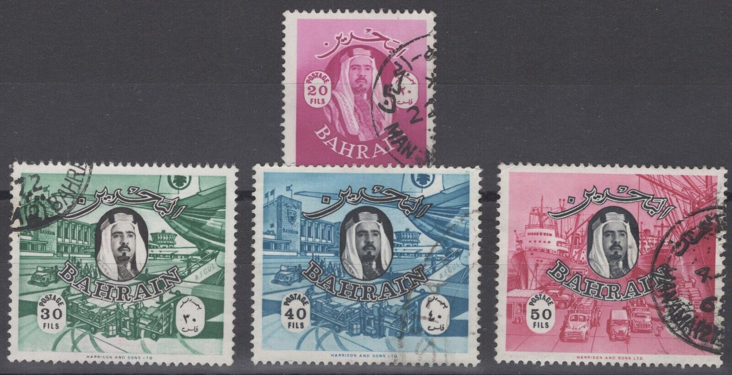 Bahrain 144-147 Used Definitives Sheik Isa Airport