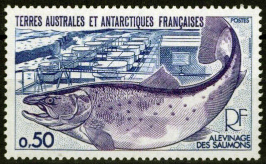 ZAYIX FSAT TAAF 70 MNH Fish Salmon Hatchery Fishing Antarctic Polar 060823S43M