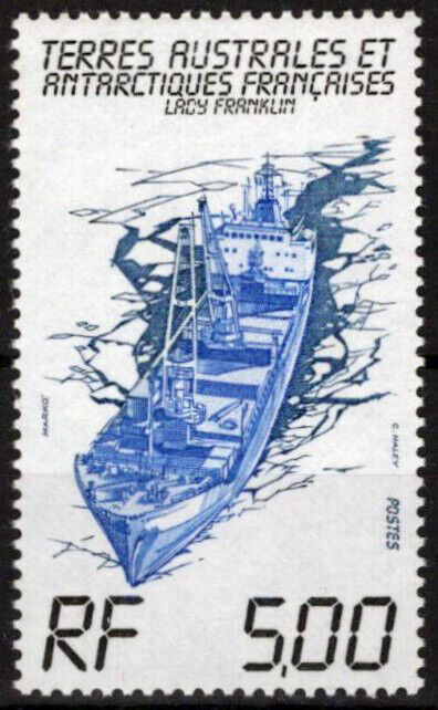 ZAYIX FSAT TAAF 104 MNH Ships Freighter Lady Franklin Polar Antarctic 060823S62