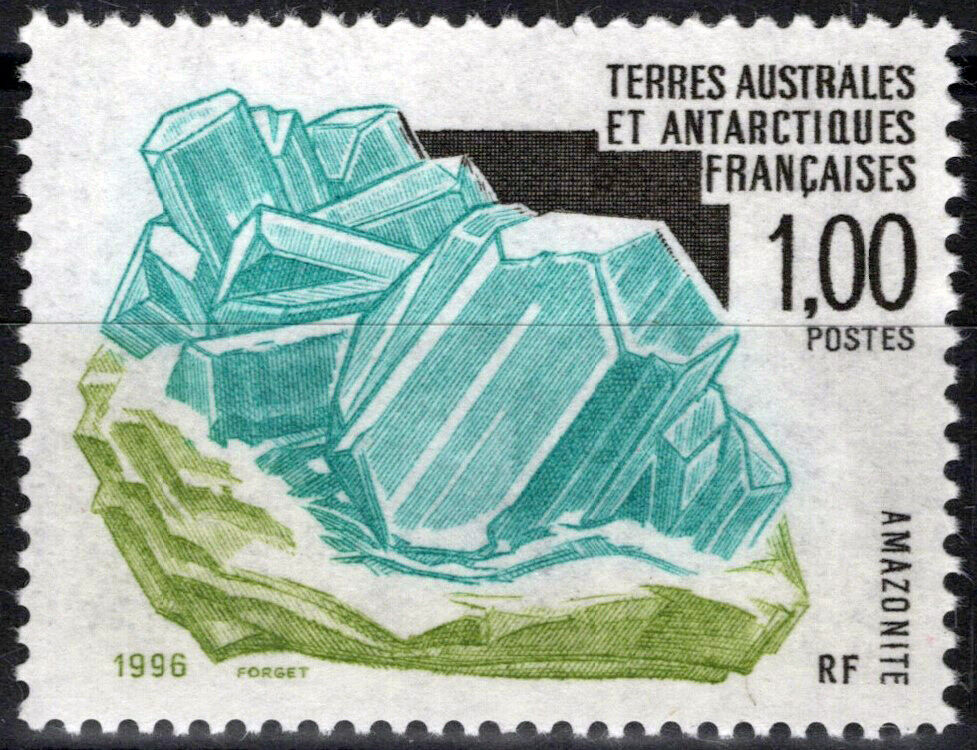 ZAYIX FSAT TAAF 212 MNH Mineral Mineralogy Geology Polar Antarctic 060823S126