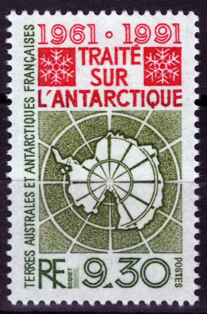 ZAYIX FSAT TAAF 165 MNH Antarctic Treaty Maps Polar 060823S94