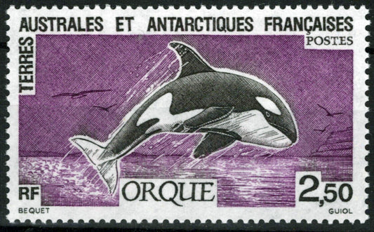 ZAYIX FSAT TAAF 186 MNH Killer Whale Marine Life Polar Antarctic 060823S108