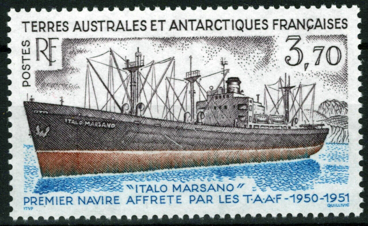 ZAYIX FSAT TAAF 191 MNH Freighter Ships Transportation Antarctic 060823S111