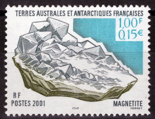 ZAYIX FSAT TAAF 279 MNH Mineral Magnetite Mineralogy Polar Antarctic 060823S159