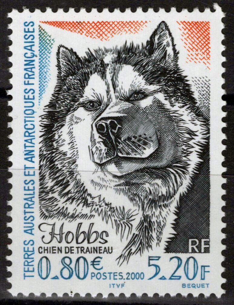 ZAYIX FSAT TAAF 264 MNH Sled Dog Hobbs Pets Polar Antarctic 060823S157