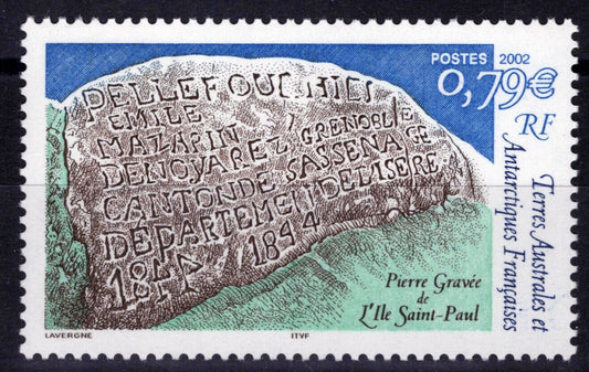 ZAYIX FSAT TAAF 305 MNH Engraved Rock St. Paul Island Landmark Polar 060823S173