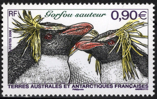 ZAYIX FSAT TAAF 400 MNH Rockhopper Penguins Birds Antarctic Polar 061923S29
