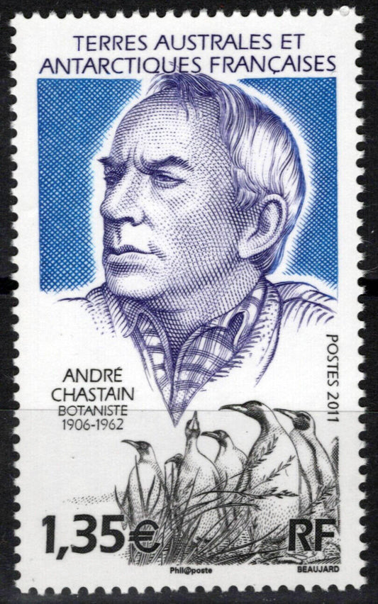 ZAYIX FSAT TAAF 439 MNH Andre Chastain Botanist Plants Antarctic 061923S55