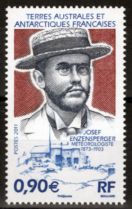 ZAYIX FSAT TAAF 438 MNH Josef Enzensperger Meteorologist Antarctic 061923S54