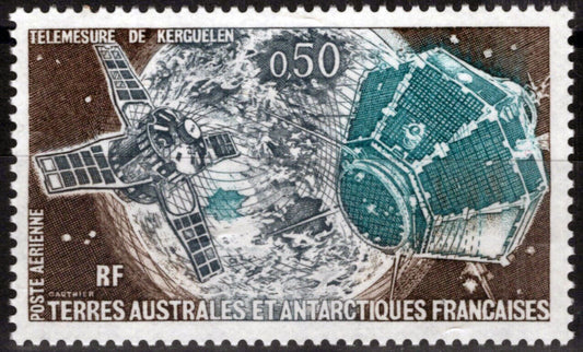 ZAYIX FSAT TAAF C49 MNH Air Post Communications Satellites Polar 061923S83