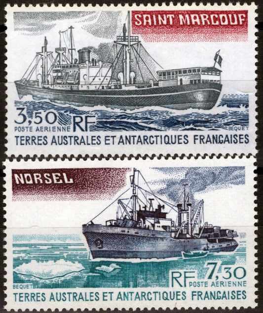 ZAYIX FSAT TAAF C62-C63 MNH Air Post Supply Ships Transportation 061923S87M