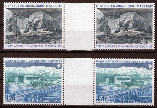 ZAYIX FSAT TAAF C78-C79 MNH Gutter Pairs Ships Port Joan of Arc Polar 061223SM37