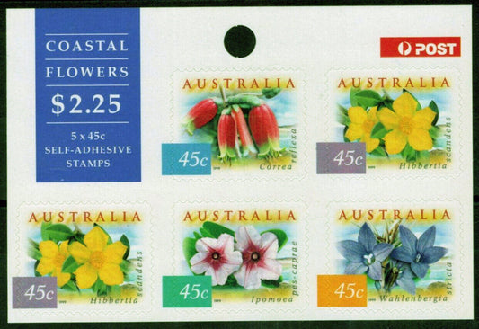 ZAYIX Australia 1742A-D MNH from Booklet Pane Self Adhesive Flowers 071423S181