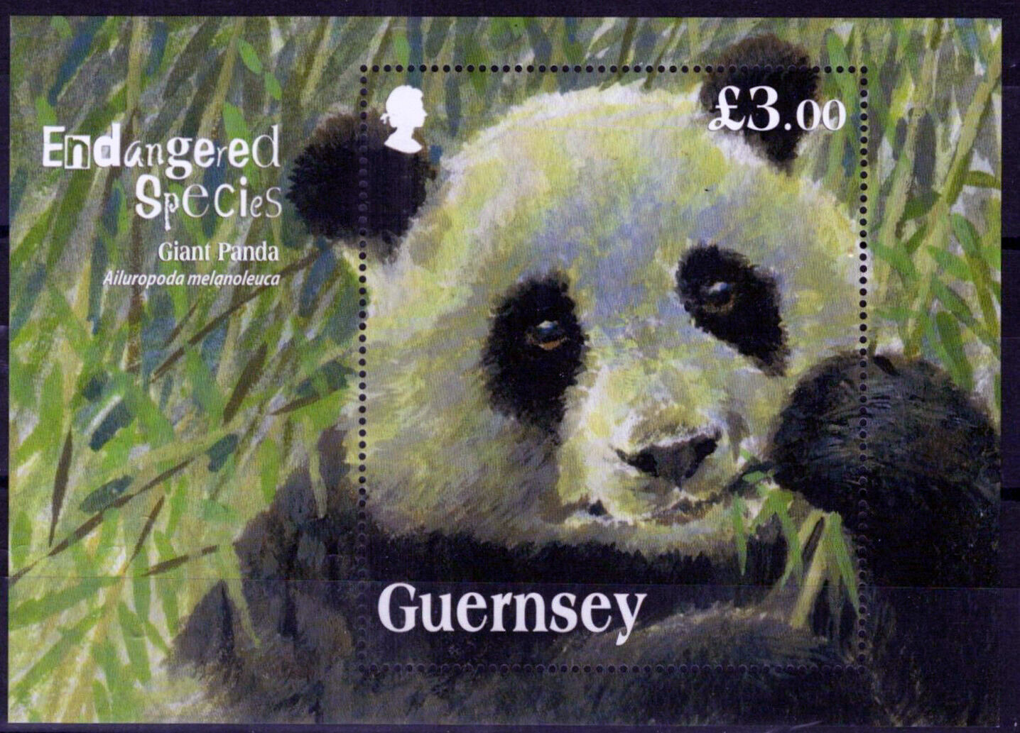 ZAYIX Guernsey 1193 MNH Wildlife Pandas Endangered Species 080323SM85M