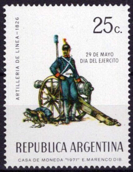 ZAYIX Argentina 958 MNH Army Day Soldier Military 090823S40