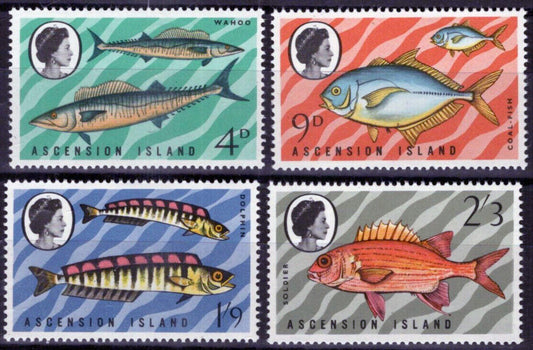ZAYIX Ascension Island 130-133 MNH Marine Life Deep Sea Fish 090823S46M