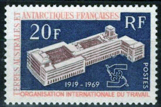 FSAT TAAF 35 MNH ILO Architecture Polar ZAYIX FSA-S0044M