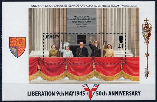 ZAYIX Jersey 716a MNH Bklt Pane Queen Elizabeth II Winston Churchill 0920223SM06