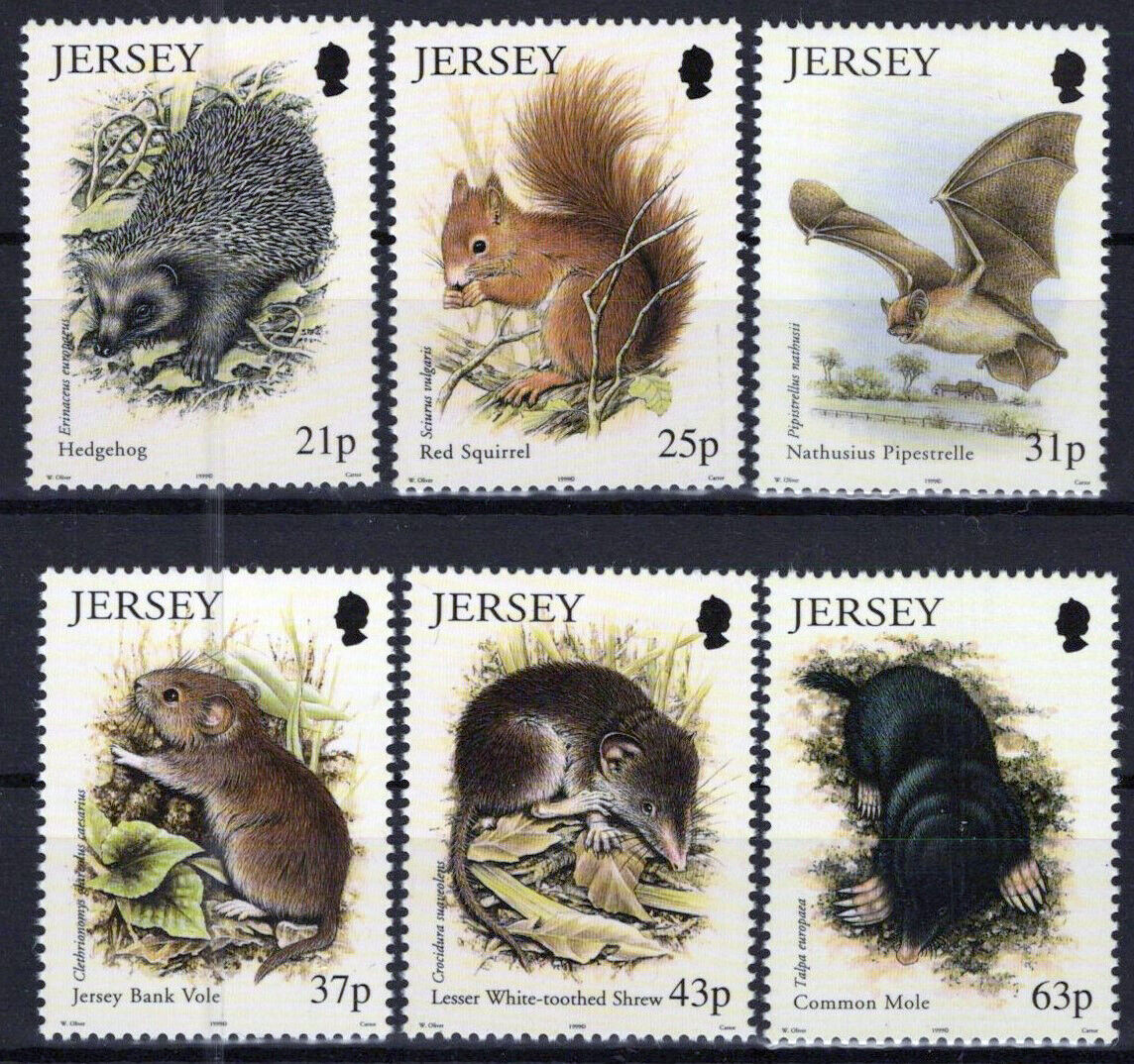 ZAYIX Jersey 917-922 MNH Animals Wildlife Mammals 0920223SM16M