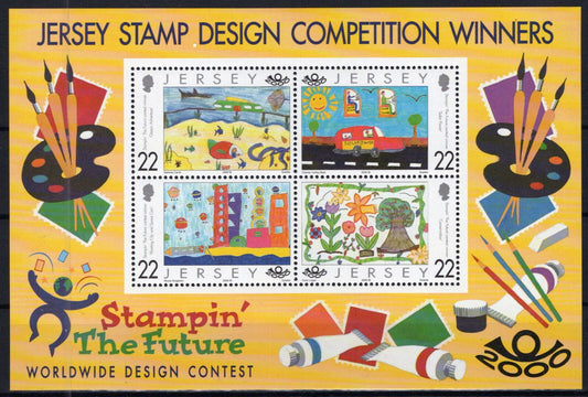 ZAYIX Jersey 940a MNH Children's Stamp Design Contest Winners Art 0920223SM21M