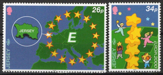 ZAYIX Jersey 935-936 MNH Europa Cept Stars Children 0920223SM19M